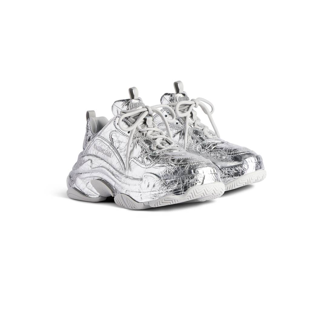 Men’s Triple S Sneaker  in Silver - Image 2